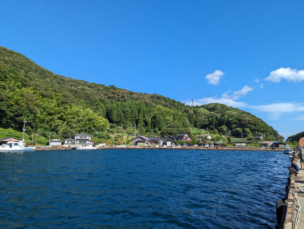 白杉漁港の景色