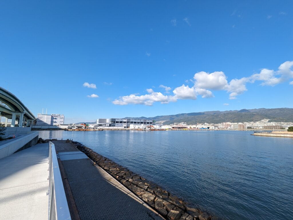 南芦屋浜キャナルパーク(芦屋キャナルパーク)の西側