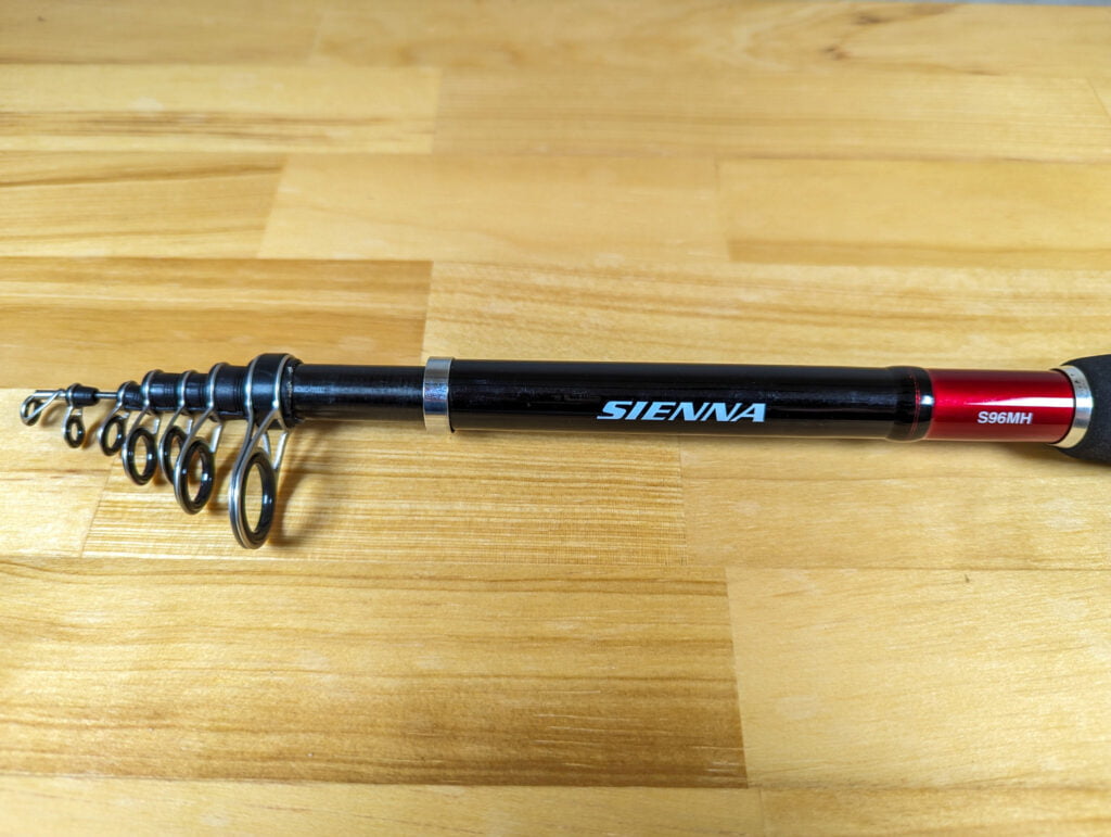 シマノ シエナコンボのロッドのロゴ